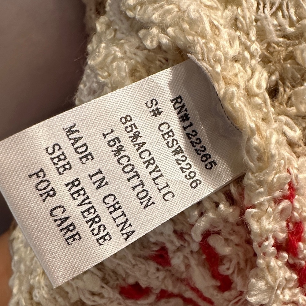 ADORA Cream and Pink Open-Front Cardigan - Picture 6 of 8